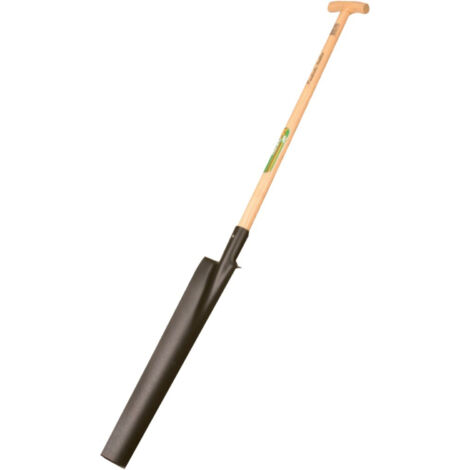 FREUND Drainagespaten mit E-T-Stiel + Tritt