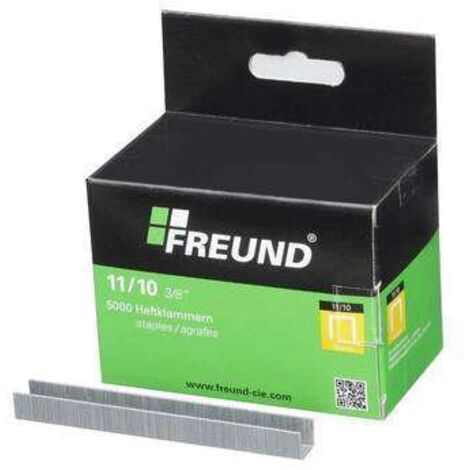 FREUND Heftklammern 11/10, Paket à 5000 Stück 01741011