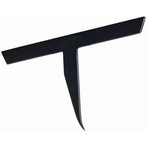 FREUND Schieferhaubrücke gerade, schwer 30 x 8 mm schwarz 00312000