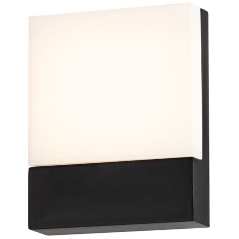 FREZJA LED 9W, Wandleuchte, Gartenleuchte, 700lm, IP65, 4000K, schwarz