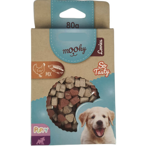 Friandise pour chiot forme petit coeur 80 g mix poulet, poisson. - animallparadise - Multicolor