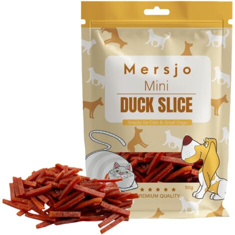 Friandises pour chat - Mini tranches de canard 50 g