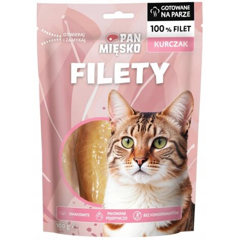 Friandises pour chats Mr. Meat Filets de poulet 100 g