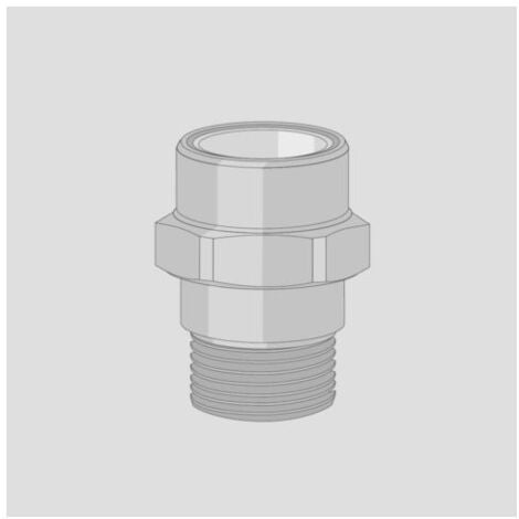 SANIT EISENBERG Friatherm Friatec Übergang Verschraubung kurz 75540420000 zum kleben, 16 mm x R 1/2, Aussengewinde