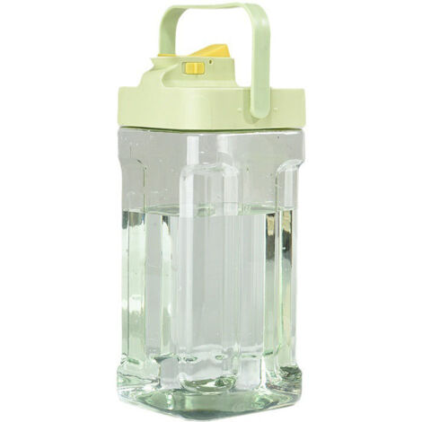 Fridge Water Drink Dispenser with Spigot Leakage Proof Handle Beverage Liquid Iced Drink Container for Outdoos Camping Green