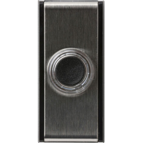 Friedland Honeywell Sonnette filaire (D611) Acier inoxydable argent et noir