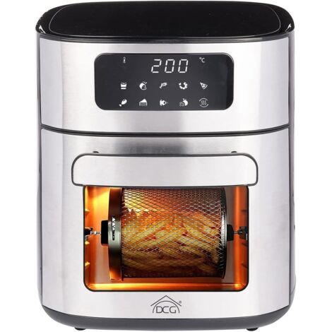 FRIGGITRICE AD ARIA 10 LT. DCG 1.700 W DIGITALE LED TOUCH SCREEN CM 28X25X37 H