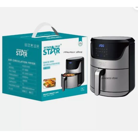 Friggitrice ad Aria 7 Litri Multifunzione 1800W Smart Forno Aria Calda ST-9685