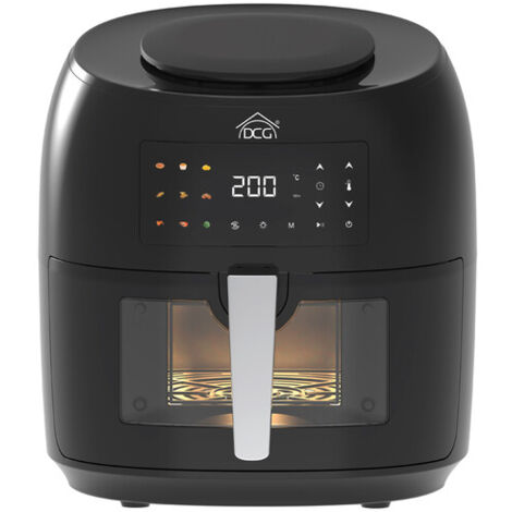 FRIGGITRICE AD ARIA 8L 1800W NERO- 1,0 pz