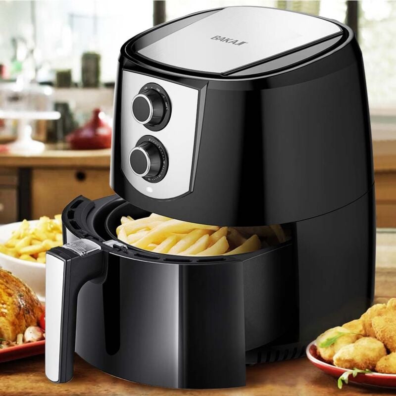 Image of Friggitrice ad Aria Calda Senza Olio Airfryer 4,4 Lt Frigge Cuoce Arrosto 1400W