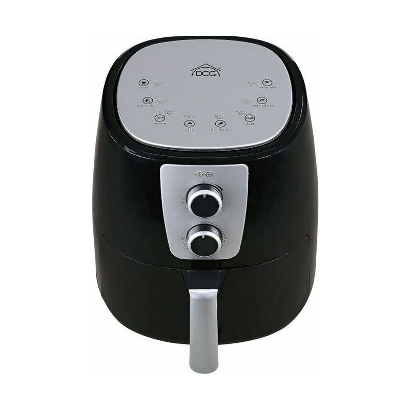 Image of DCG - FR3505N Friggitrice ad Aria 5,2 Litri 1300W Timer 30 Minuti Nero