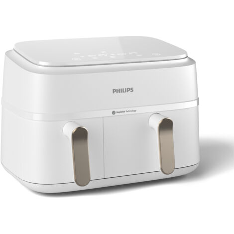 FRIGGITRICE AD ARIA DUAL BASKET 9L 1.5KG CON DOPPIO CESTELLO WHITE