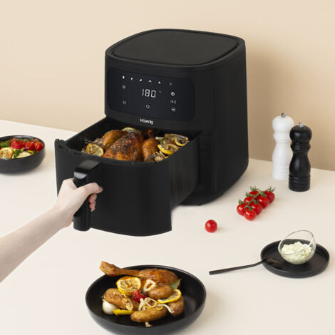 Friggitrice ad aria HKoeNIG - FRY880 - Capacità 8L - 6 programmi di cottura - 1700W