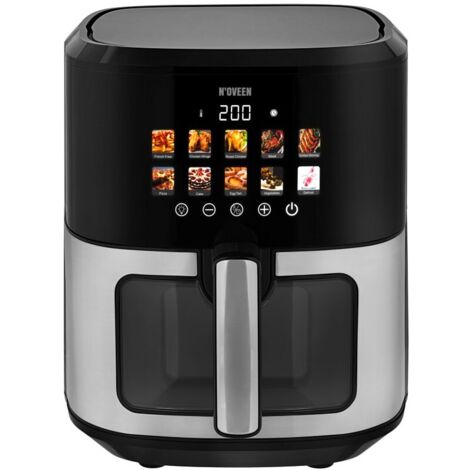 Friggitrice ad aria Noveen AF770 X Line da 6,5 litri, colore nero