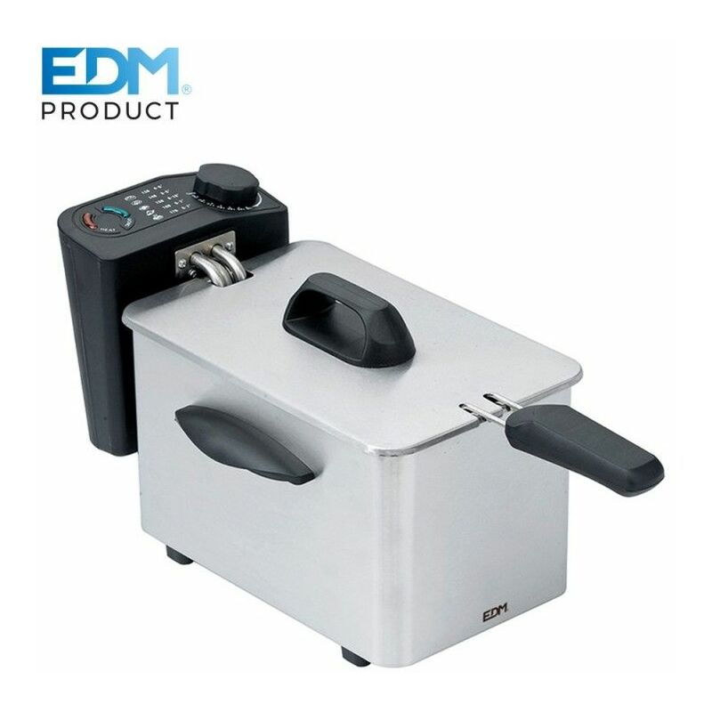 EDM - Friggitrice in acciaio inox da 2000w 2,5 l