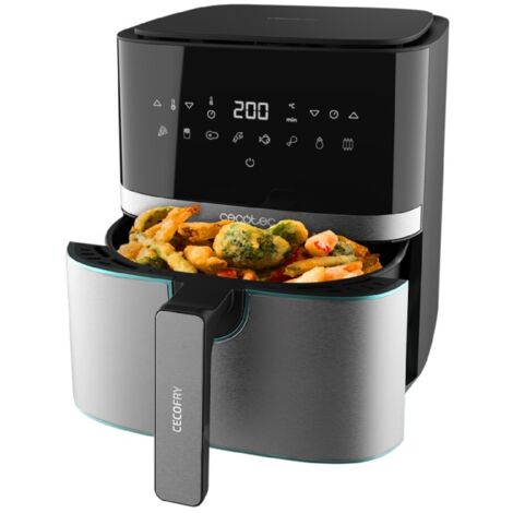 Friggitrice senza olio Cecofry Full InoxBlack Pro 5500 Cecotec