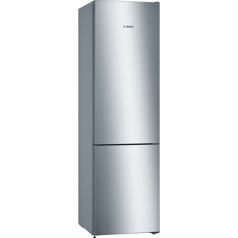 Bosch - Serie 4 KGN392LDC Frigorifero Combinato da libera installazione 203 x 60 cm Metal look Classe d. Capacità netta totale: 368 l. Cerniera