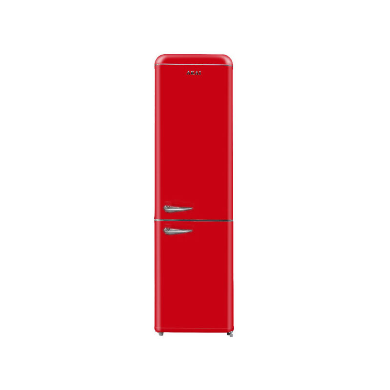 Image of Akai - frigo combinato vintage rosso CLASS300