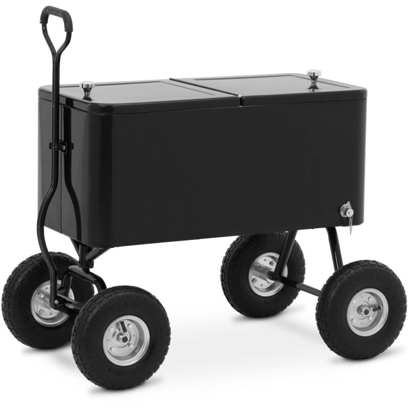 Image of Uniprodo - Frigo portatile con ruote - Ruote ø 25 cm - 76 l - Apribottiglie Frigo portatile con ruote Box frigo