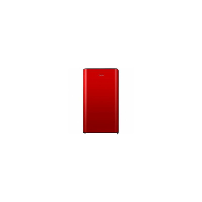 Image of Hisense - Frigorifero Monoporta Libera Installazione con Celletta Freezer chill Classe f Rosso Ruby con Design Curvilineo Altezza 87 cm Larghezza 48