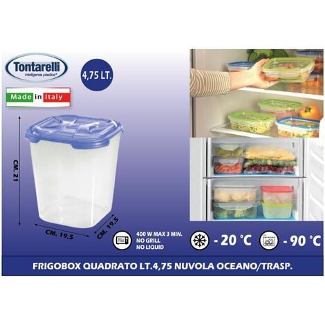 TONTARELLI CONTENITORE FRIGO BOX 0.5LT VERDE