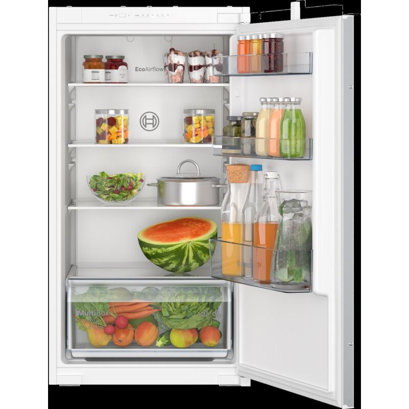 Bosch - Serie 2, Frigorifero da incasso, 102,5 x 56 cm, con cerniera a trascinamento, KIR31NSE0