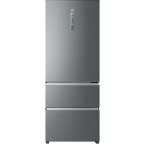 frigorifero combinato 70cm 431l a ++ nofrost platino - a3fe743cpj - haier