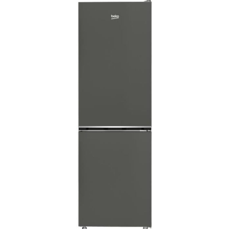 Frigorifero combinato libero - BEKO - B1RCNE364G - Froid ventilé - Classe E - 316 L - 66,3 x 59,5 x 186,5 cm - Manhattan Gray