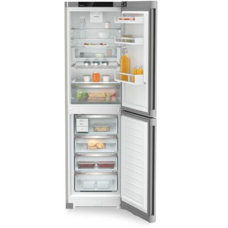 Frigorifero Combinato No Frost Serie Plus 2 Circuiti Di Refrigerazione Indipendenti 371 Litri Inox