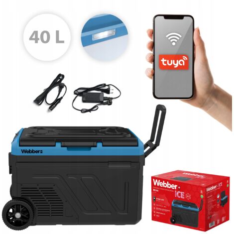 FRIGORIFERO CONGELATORE PER AUTO A COMPRESSORE 12V/230V 40L SMART