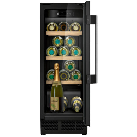 Frigorifero da incasso Neff KU9202HF0 Nero con capacit� di 21 bottiglie, controllo della temperatura da 5 a 20�C, struttura e interno neri