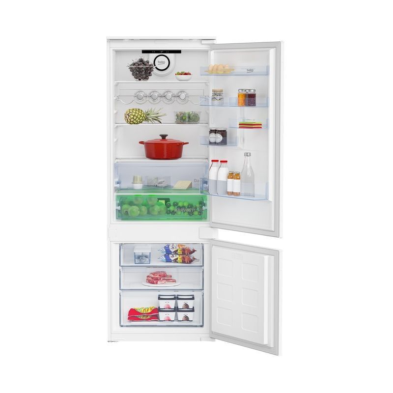 Image of Beko BCSE400E40SN Frigorifero Combinato Capacita' 400 Litri Classe E Statico HarvestFresh CoolRoom 193.4 cm Bianco