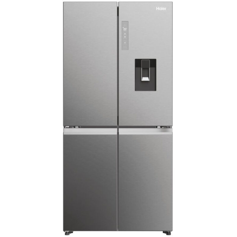 Haier Cube 83 Serie 5 HCW58F18EWMP frigorifero side-by-side Libera installazione 507 L E Platino, Acciaio inox