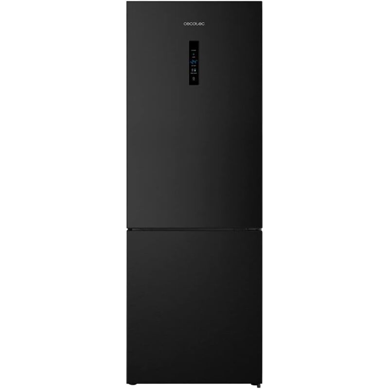 Cecotec Frigorífico Combi 2 Puertas Bolero CoolMarket Combi 495 Black. 495 L, Altura 200 cm y 70 cm Ancho, Bajo Consumo, Sistema Multi Air Flow,