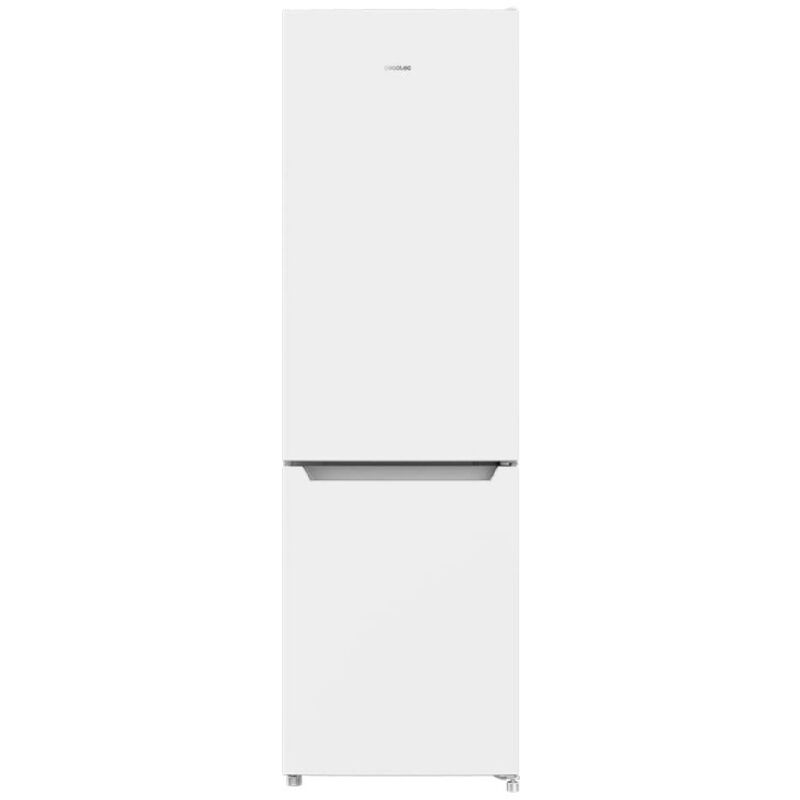 Cecotec Frigorífico Combi 2 Puertas Bolero CoolMarket Combi 250 Inox E. 250 L, Altura 181 cm y 55 cm de Ancho, Bajo Consumo, Sistema Multi Air Flow,