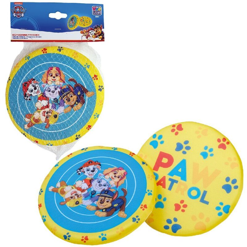 Happy People - Frisbee éponge Paw Patrol 19 cm Jaune/Bleu