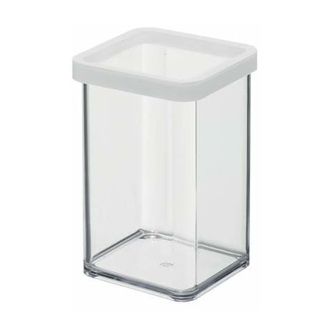 Frischhaltedose Loft 1l wei&szlig quadratisch 10x10x14,2cm Rotho