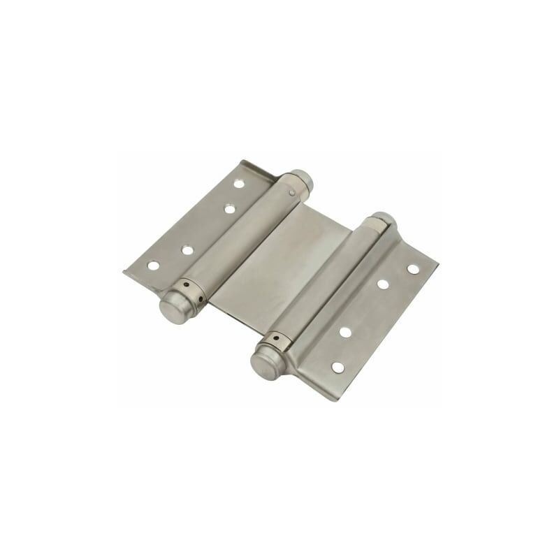 George Boyd - Frisco Double Action Spring Hinge 127mm Satin Stainless Steel - Grey