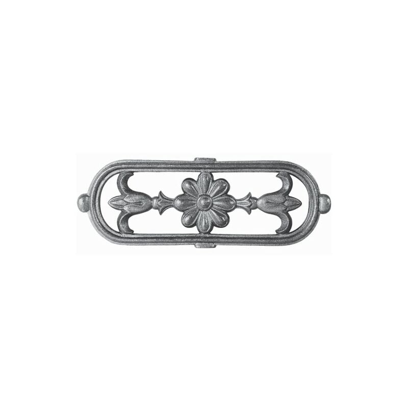 Frise en fonte motif floral pour appui de fenêtre ou garde-corps - Hauteur 110mm Largeur 310mm - Double face Deco Fer Forge