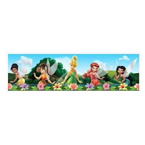 Frise 5 Fées Disney avec Clochette et ses amies