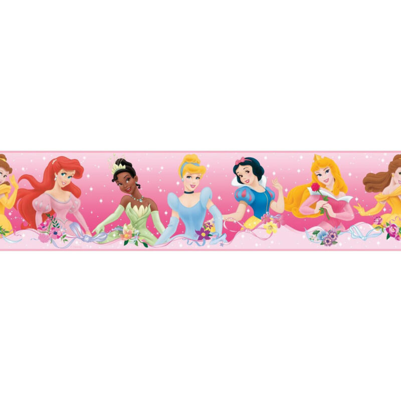 Roommates - Frise adhésive Disney Princesses Dream - 12,7 cm x 4.57 m