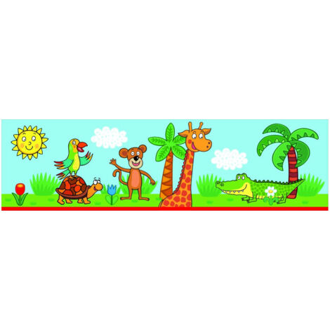 Frise Animaux de la Jungle 10x5m
