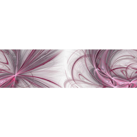 Frise auto-collante Abstract - 1 rouleau de 14 cm x 500 cm - Multicolor