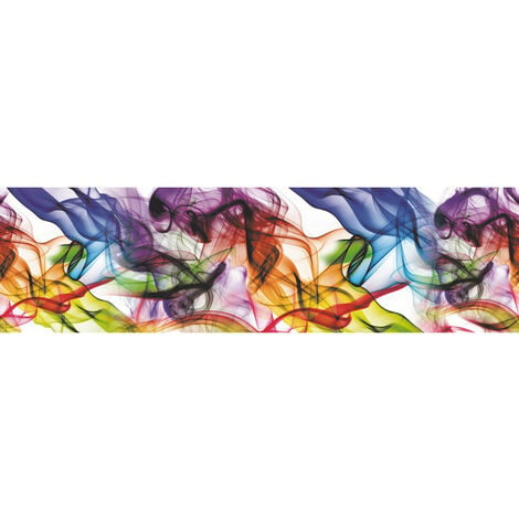 Frise auto-collante Color Smoke - 1 rouleau de 14 cm x 500 cm
