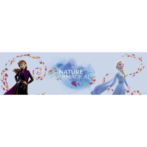 Frise de papier peint adhésive La Reine des neiges - 14 x 500 cm de Disney