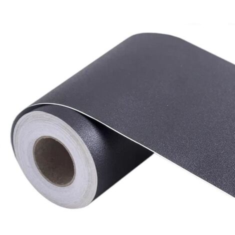 Frise Murale Adhesive - 20cm X 500cm - Noir - PVC - Adhésive