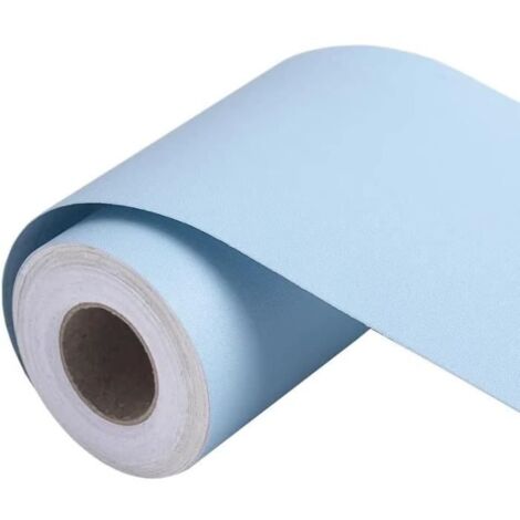 Frise Murale Adhesive - 20cm x 500cm - PVC - Bleu - Décoration Cuisine