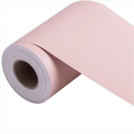 Frise Murale Adhesive - Décorative - Rose - 10cm X 500cm - PVC - Adhésive