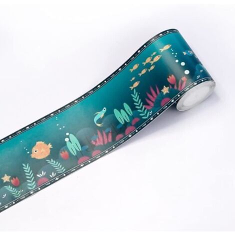 Frise Murale Adhesive - Noname - 10 x 500 cm - PVC - Motif enfant - Adhésif
