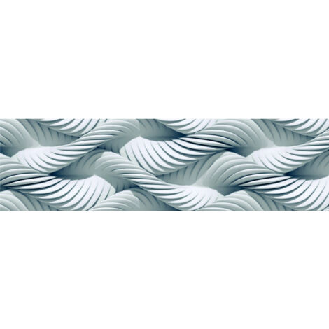 Frise murale auto-adhésive 14 cm x 500 cm – Motif tresses multicolores – Impression numérique haute qualité – Facile à poser sans bulles – Ag Art